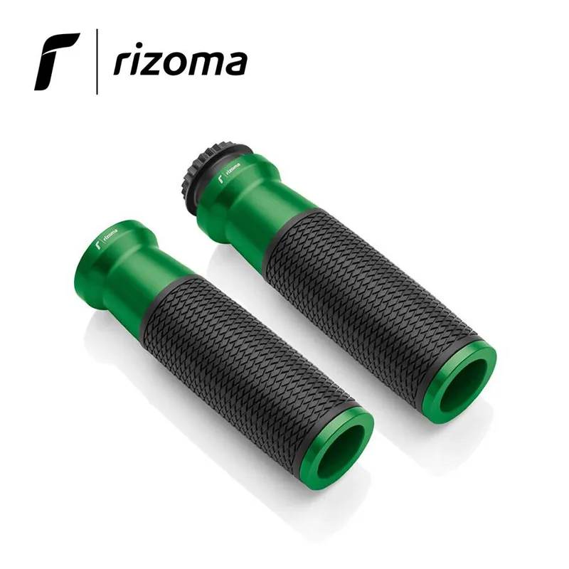 Consegna veloce | COPPIA MANOPOLE [RIZOMA] MODELLO ”URLO” DIAMETRO 22 MM / VERDE – GR222V