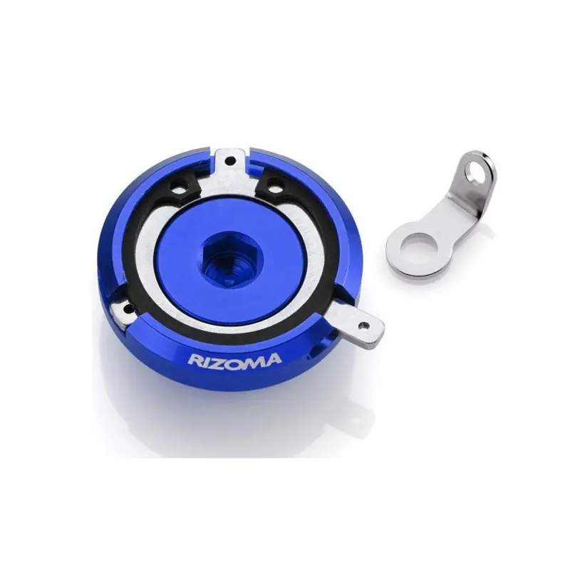 Alta qualità - TP023U RIZOMA TAPPO CARICO OLIO MOTORE UNIVERSALE BLU/BLUE PER MOTO
