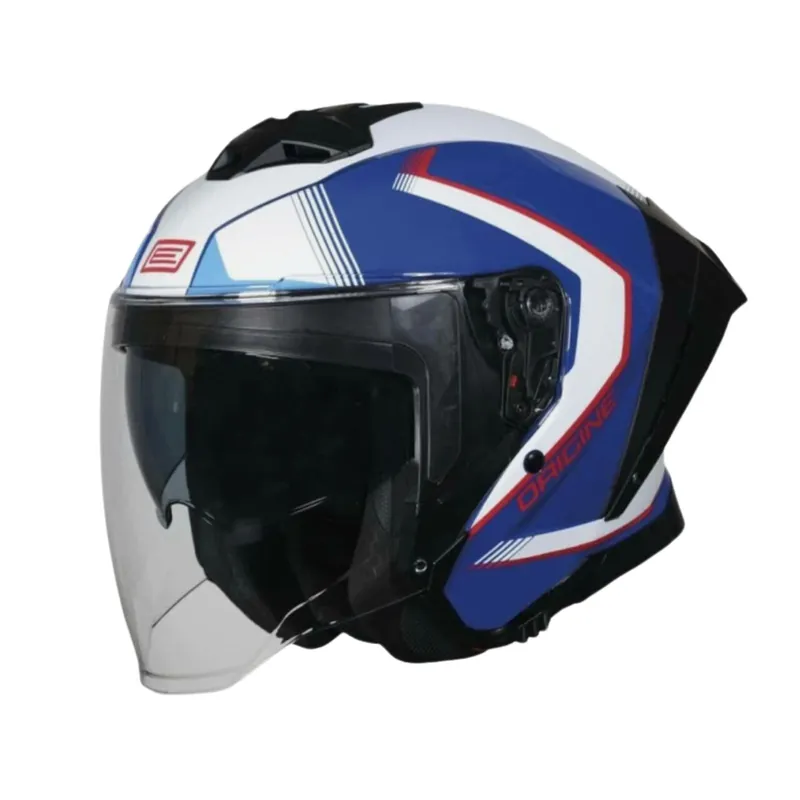 Prezzo conveniente - CASCO ORIGINE JET DOPPIA VISIERA APRICA ESSENTIAL LUCIDO 2206