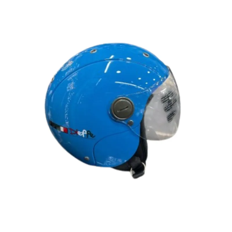 CASCO DIEFFE DF44 BAMBINO BAMBINA CASCHETTO JET USO URBANO SCOOTER - Spedizione immediata