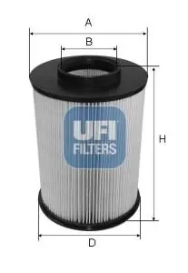 Grande successo | UFI - Cod 80034531022311477153 2767500 filtro aria ford - mazda - volvo